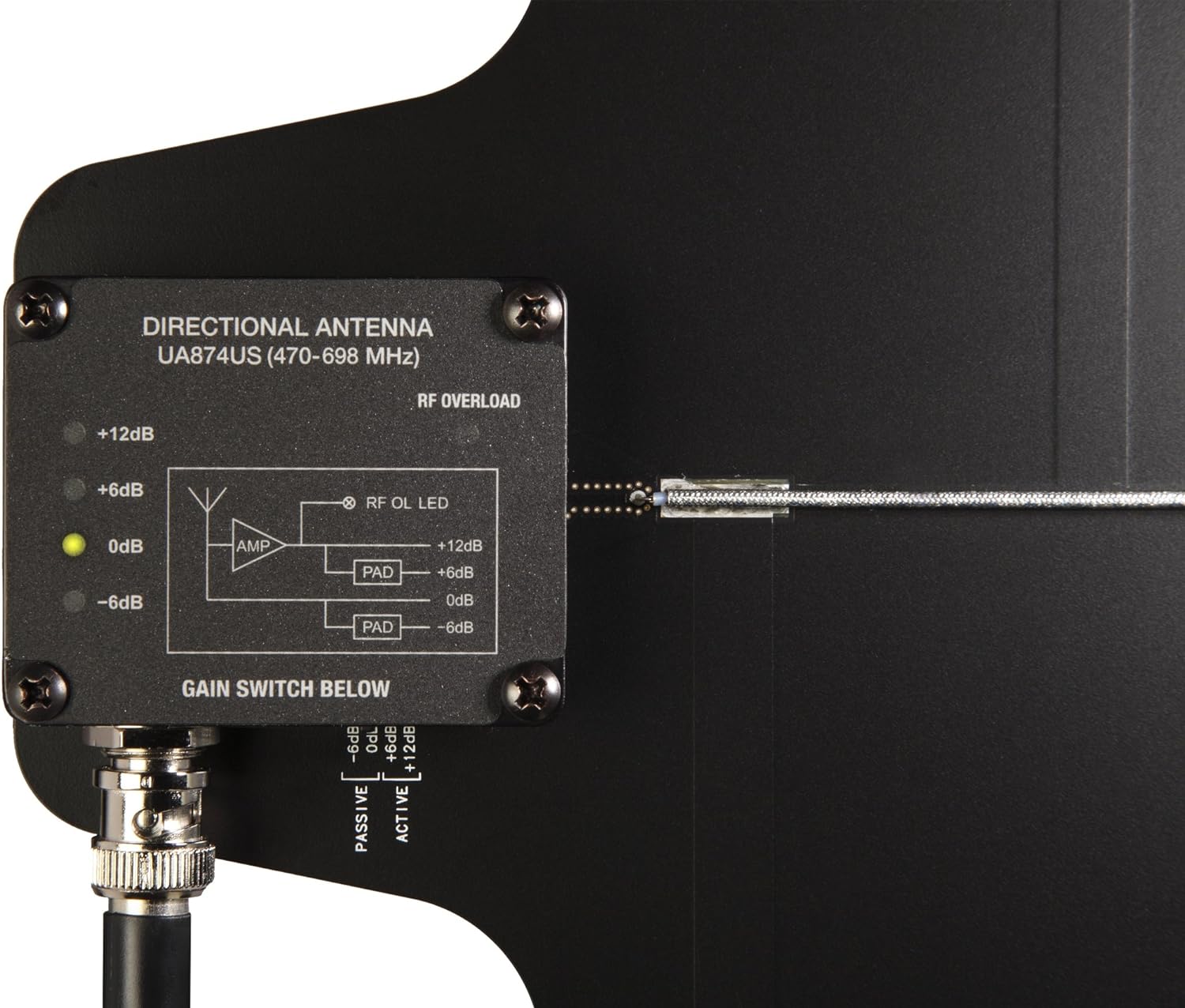 Shure Ua874wb Antena Direccional Activa 470 - 900 mhz