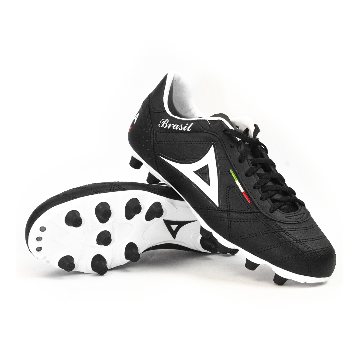 Zapato de Futbol Soccer Pirma Brasil negro 0501