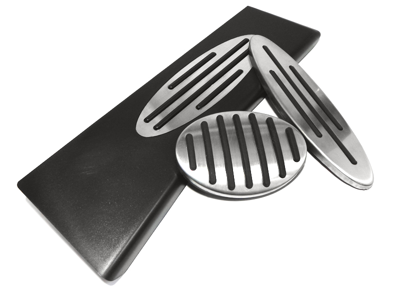 Kit Posapie y Cubre pedales compatibles con Mini Cooper S Salt Pepper Hot Chili Automático