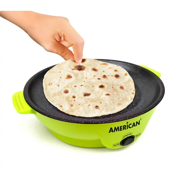 Comal Eléctrico American 6022 Multiusos Verde.