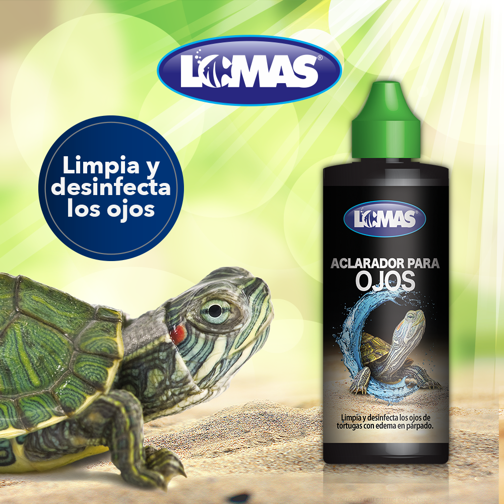 ACLARADOR DE OJOS P/TORTUGAS 120 ML