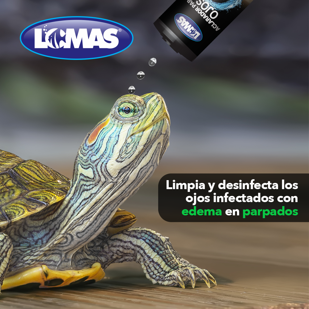ACLARADOR DE OJOS P/TORTUGAS 120 ML