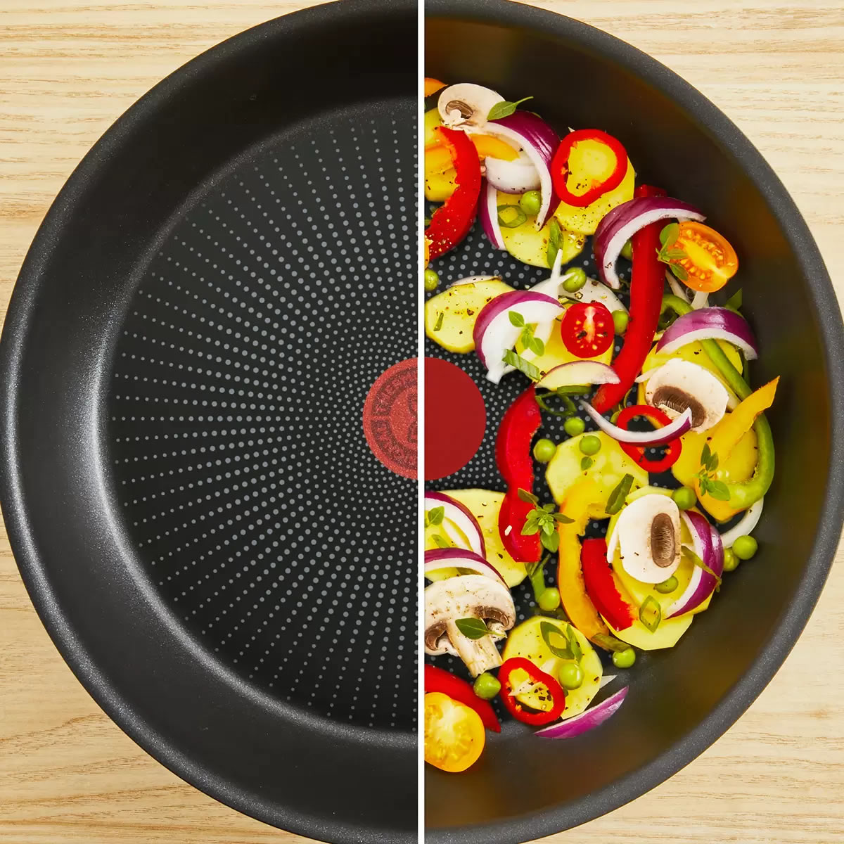 Batería De Cocina T-Fal Hard Titanium Plus C3939182 11 Piezas