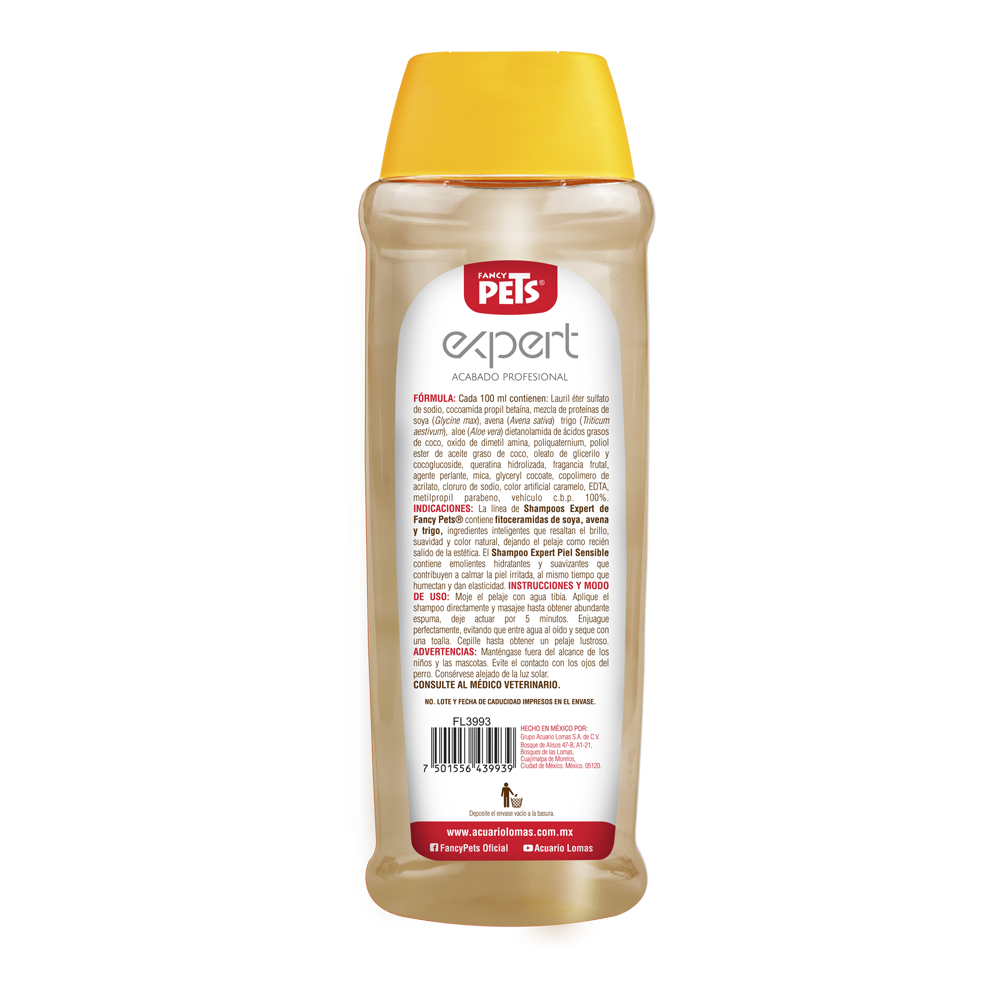 SHAMPOO P/PIEL SENSIBLE EXPERT 500 ML