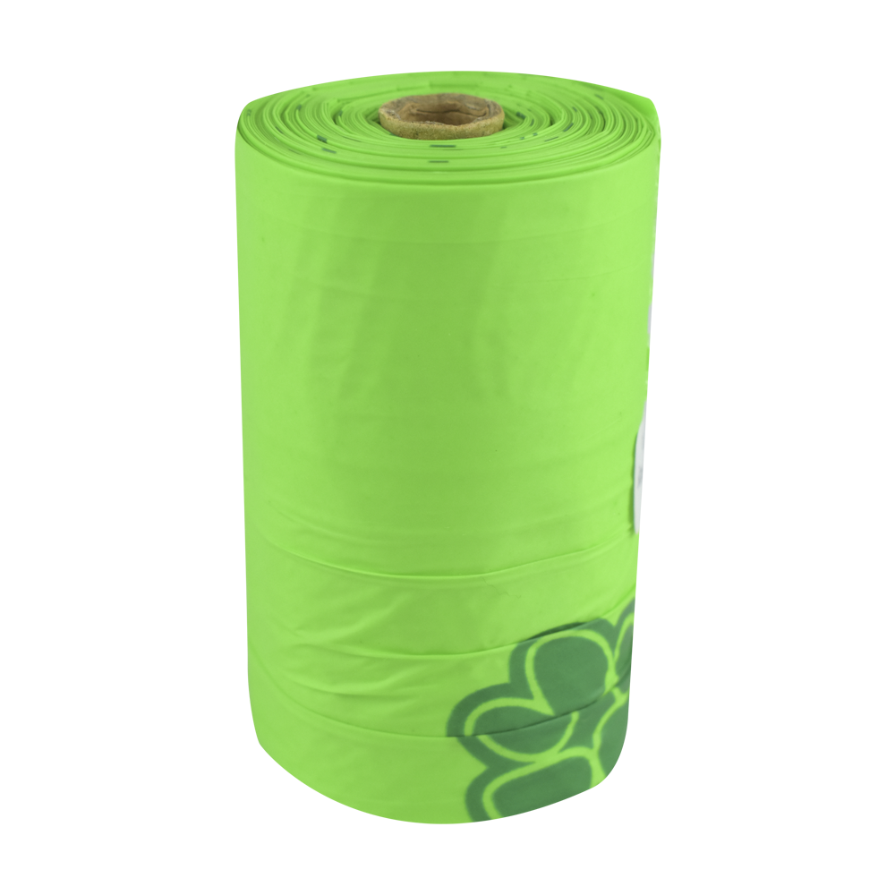 BOLSAS SANITARIAS COMPOSTABLES 4 ROLLOS / 60 BOLSAS