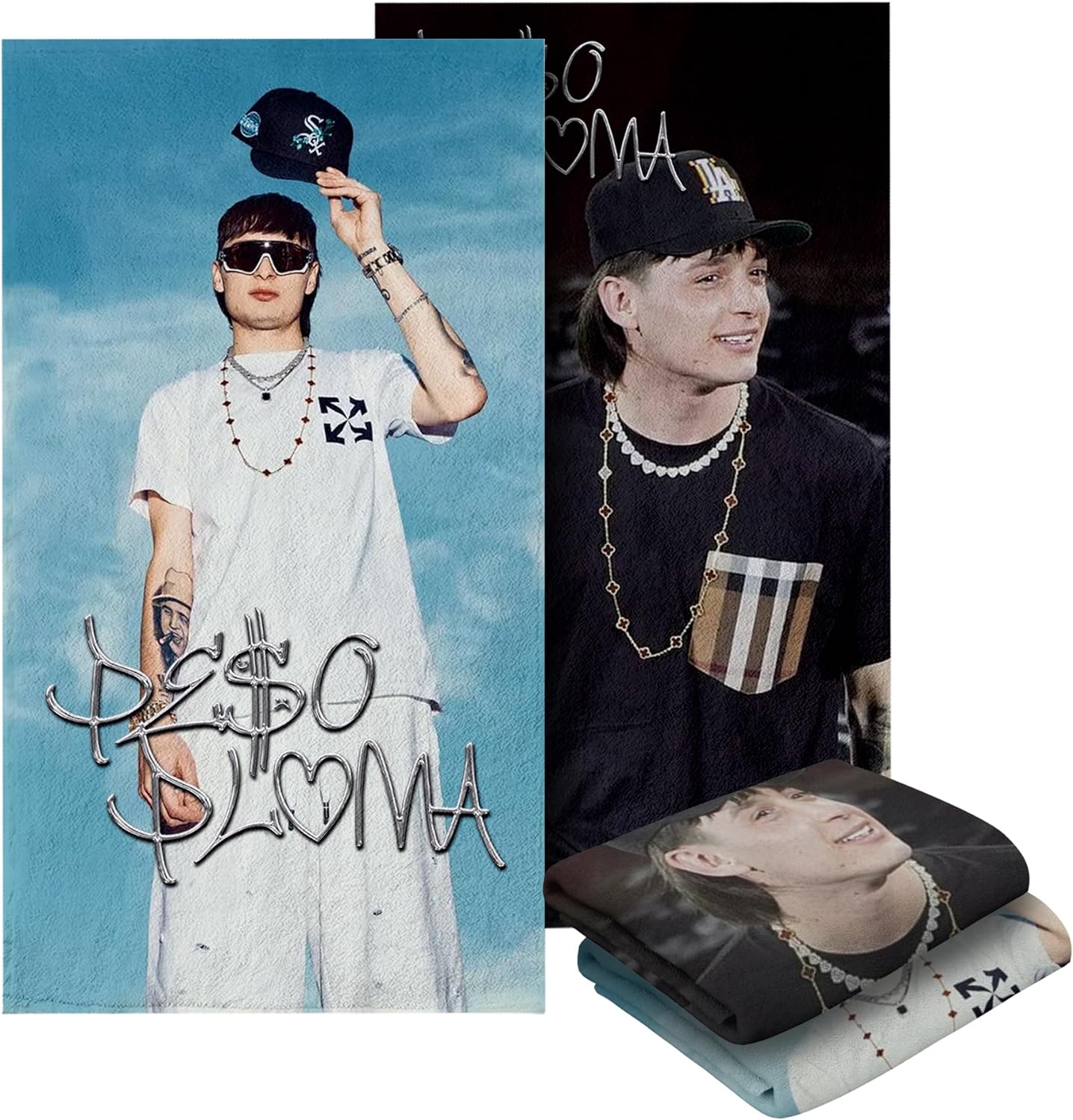 Set 2 Toallas De Baño Diseño Peso Pluma Microfibra de Poliéster.