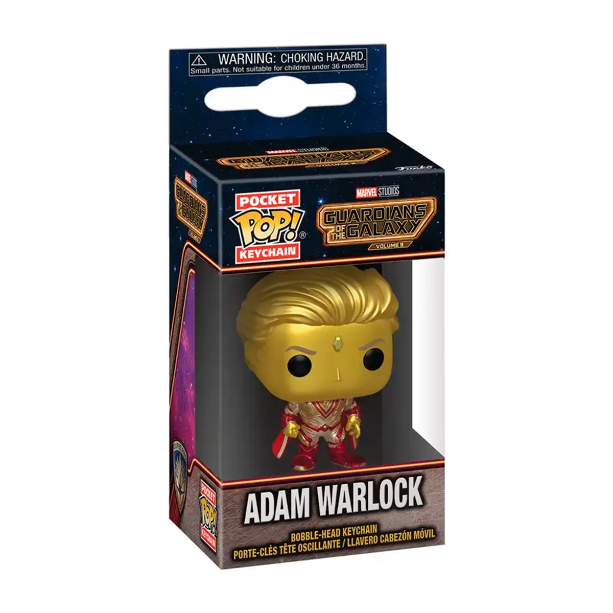 Funko Pop Llavero Adam Warlock Guardianes De La Galaxia Vol 3 Figura Original