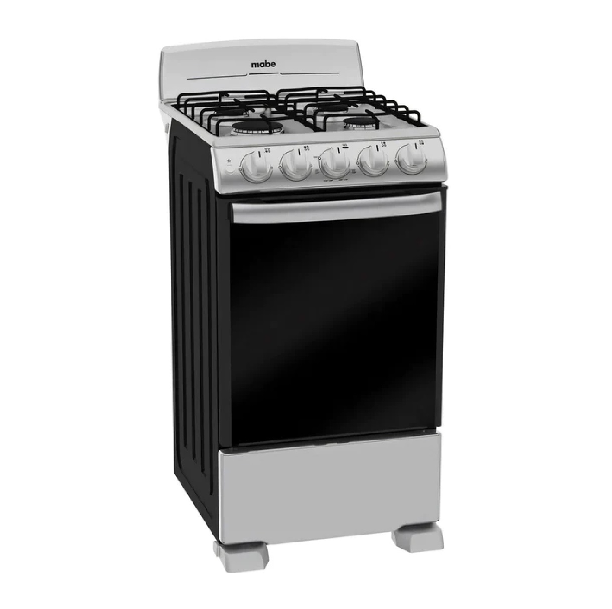 Estufa de Piso 50 cm (20 pulgadas) Silver Mabe EM5041BAIS1