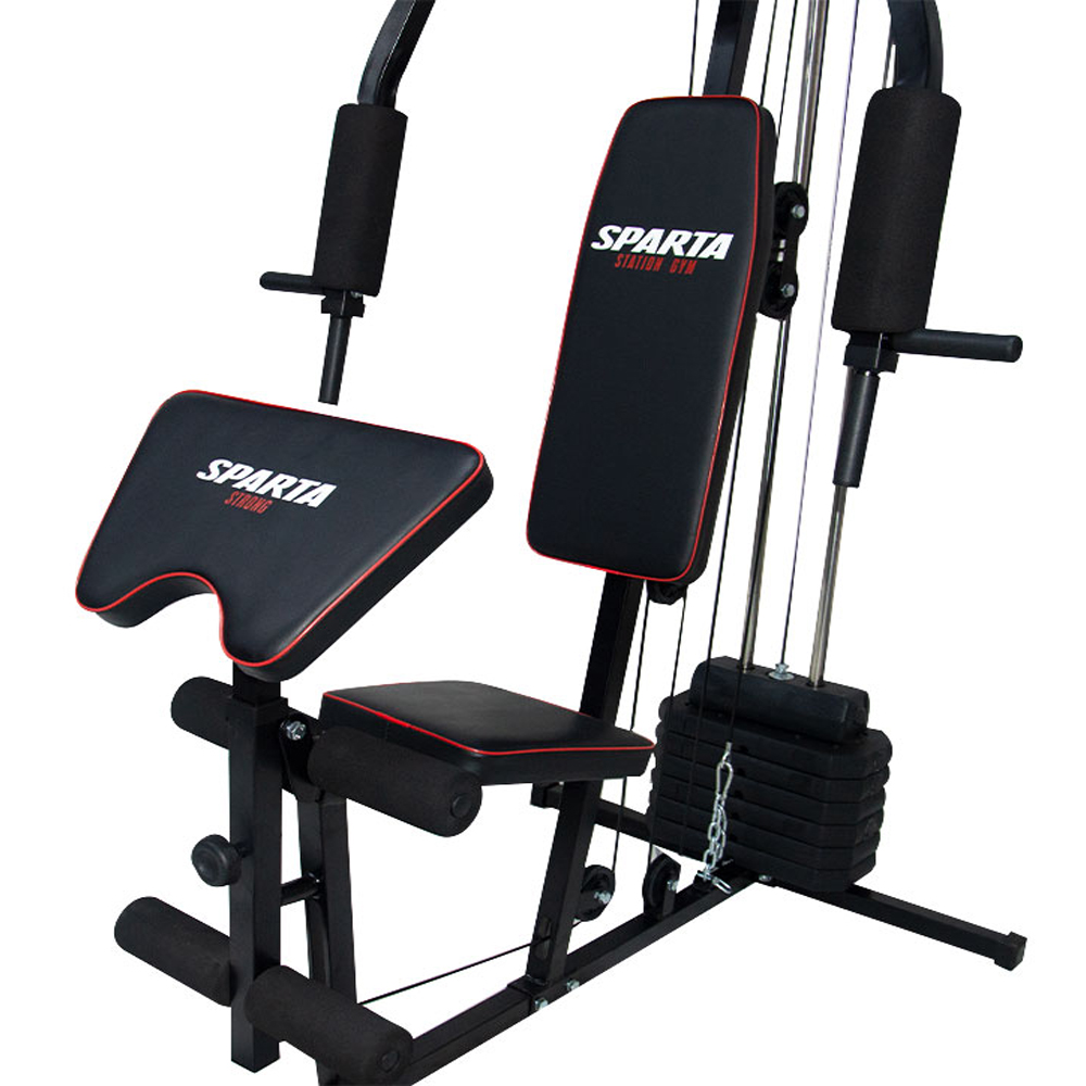 Gimnasio Multifuncional con barras de peso 33.5kg SPARTA APUSPA0005.