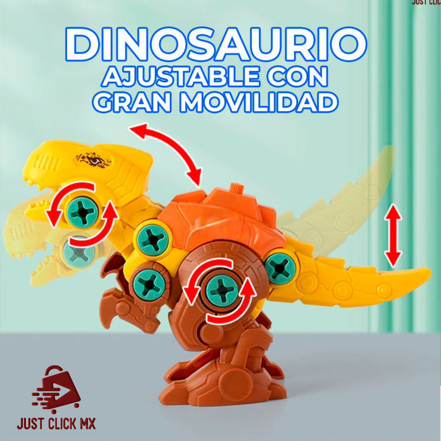 Juguete De Dinosaurio Lanza Dardos Desarmable