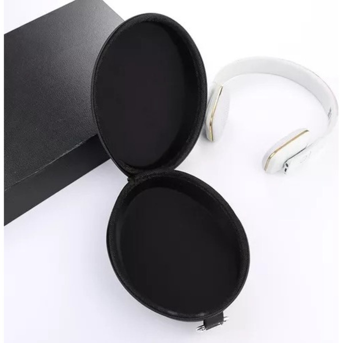 Funda Estuche Case Para Plegables Audífonos Diadema Portátil Negro