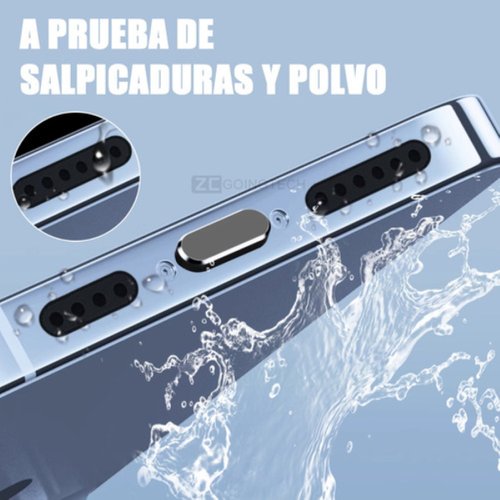 Kit Cepillo Limpieza Bocinas Limpiador Para iPhone Protector Negro