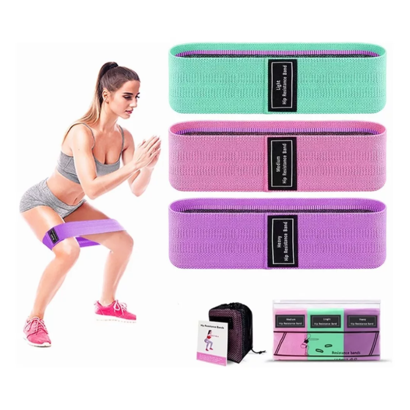 Ligas De Resistencia Yoga Kit 3 Pcs Bandas De Ejercicio.