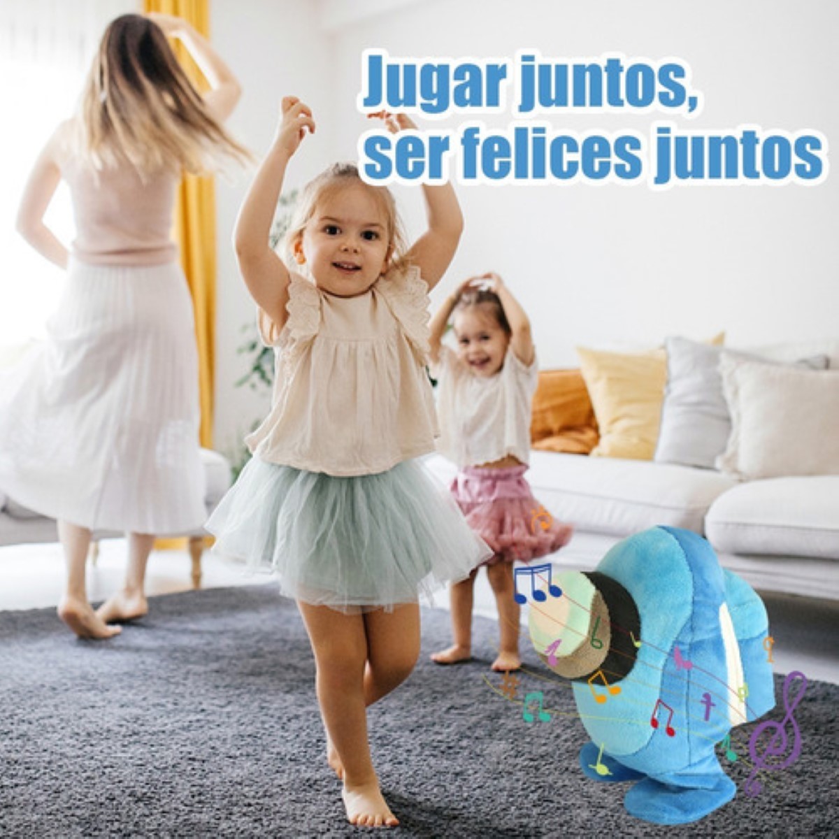 Peluche Among  Camina Graba Y Repite Lo Que Dices Azul