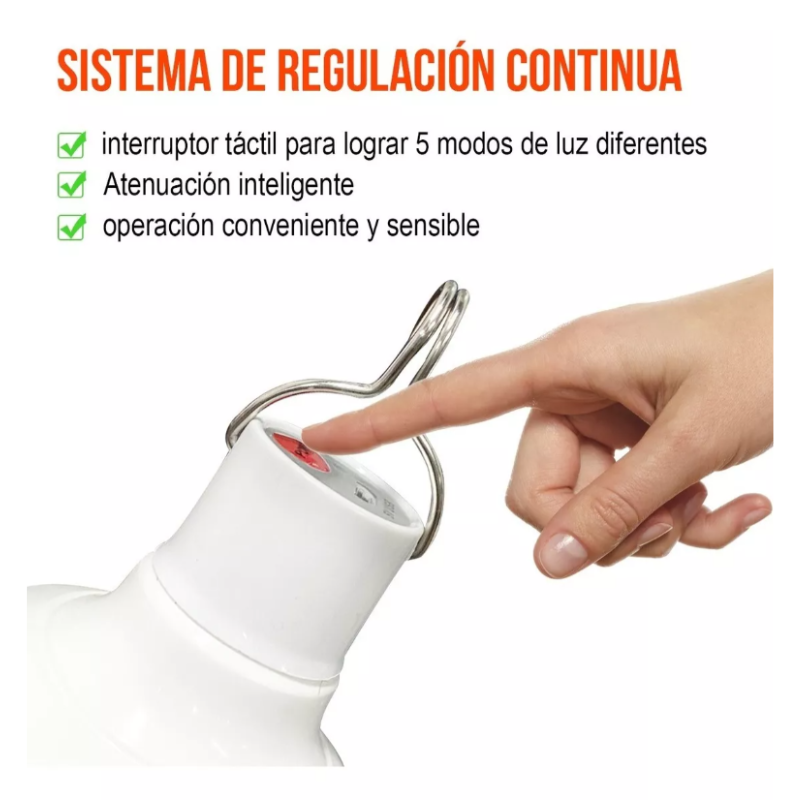 Foco portatil Recargable Emergencia Usb 80w.