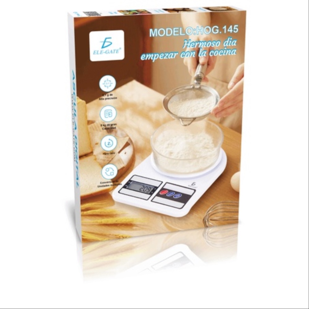 Bascula digital Gramera LCD de 0 a 10 Kg