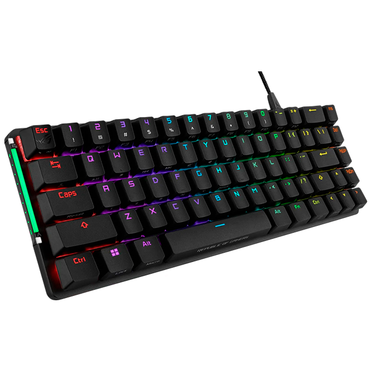 Teclado Gamer Mecanico ASUS M602 ROG Falchion Ace ROG NX Red USB RGB 