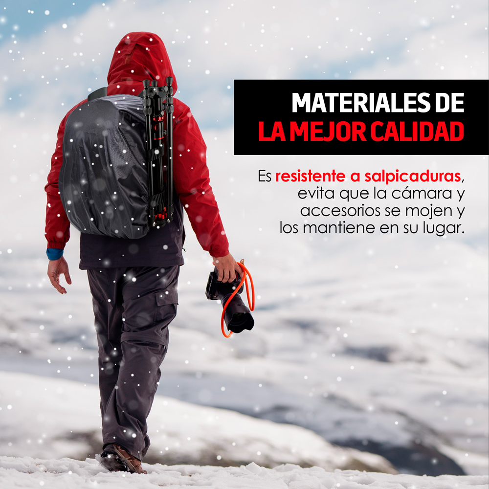 Mochila para Cámara Fotográfica con Compartimentos M-3000 