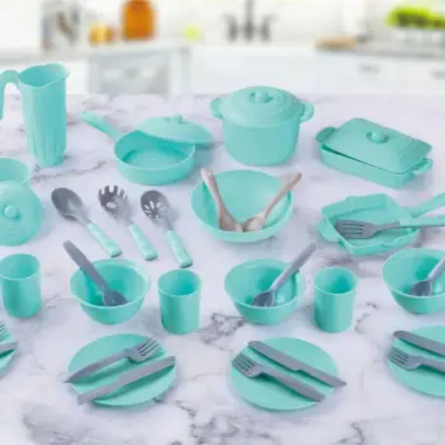 Set de Juego Batería de Cocina Moderna 41 PZAS  Member's Mark SMS-Azul