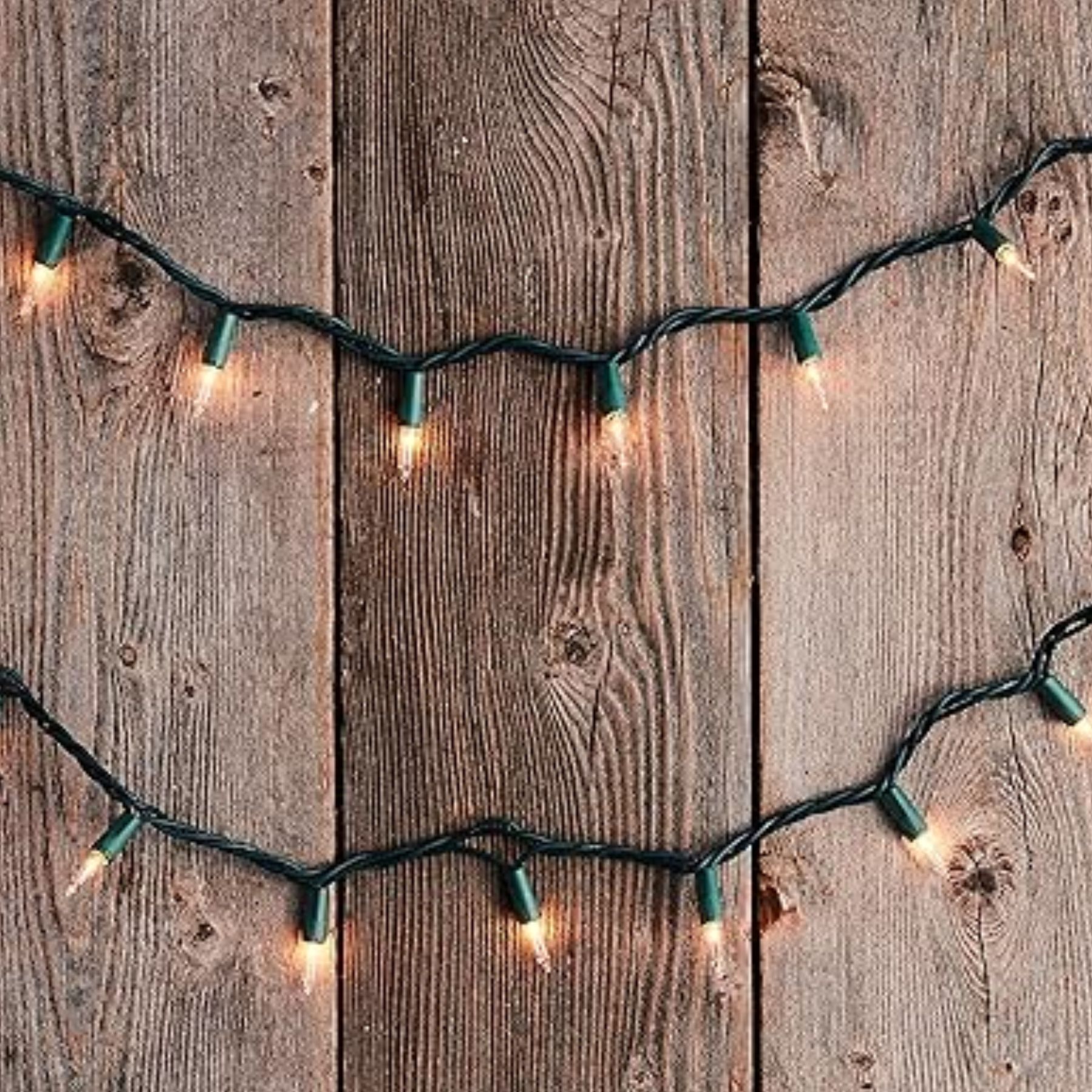 Serie navideña de 100 mini luces led 2pc Sylvania VERDE - CST