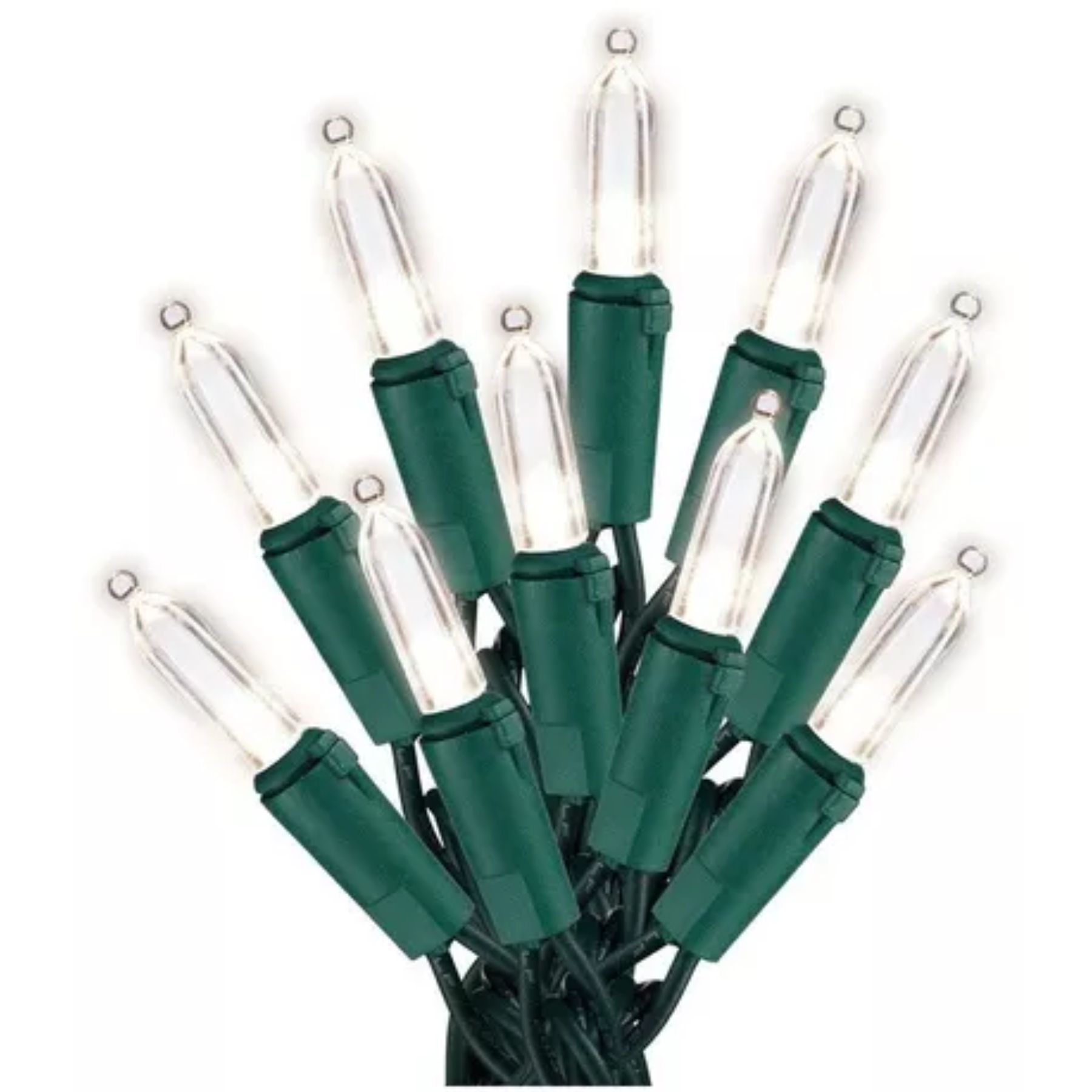 Serie navideña de 100 mini luces led 2pc Sylvania VERDE - CST