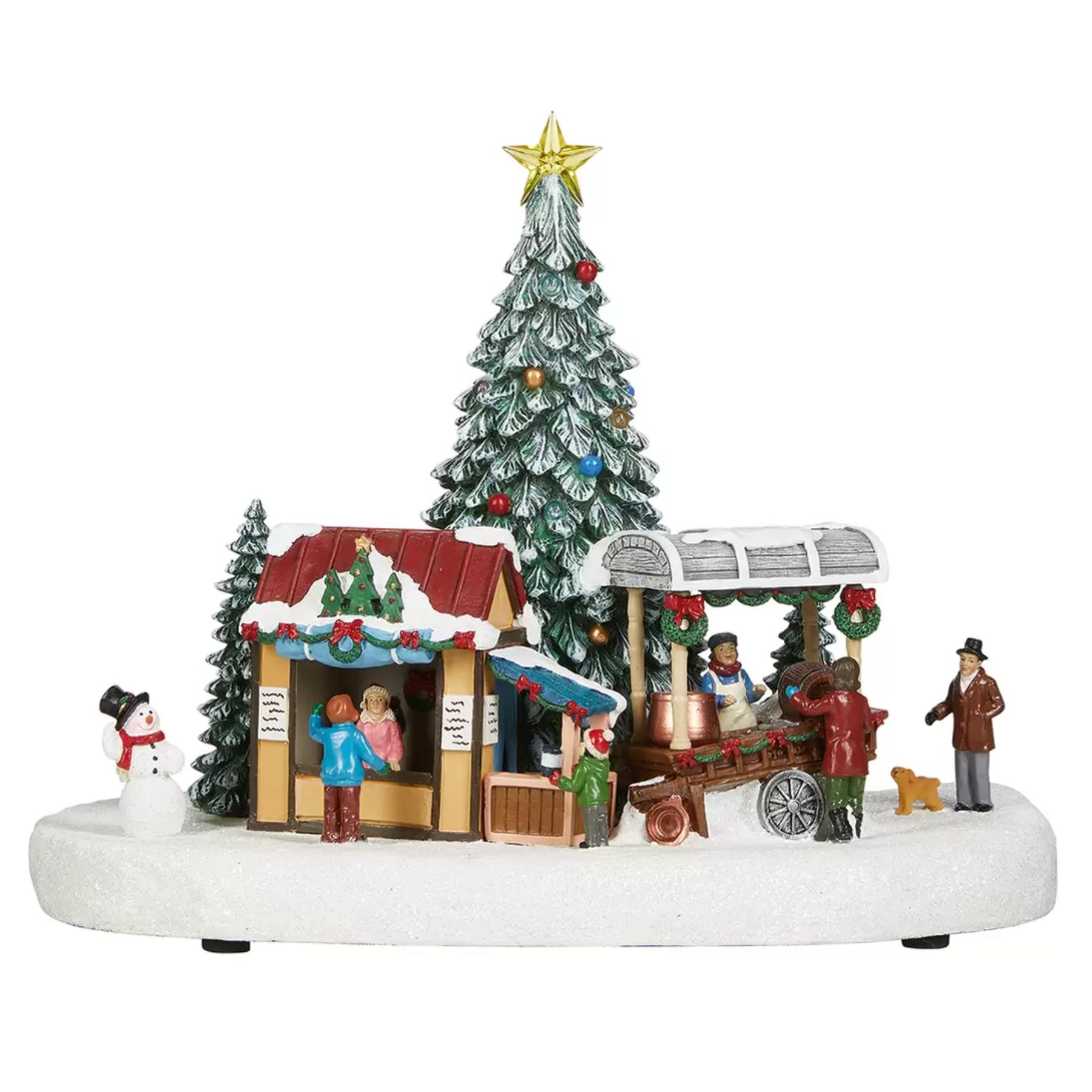 Villa Navideña Iluminada y Musical 30 Pzas Multicolor - CST