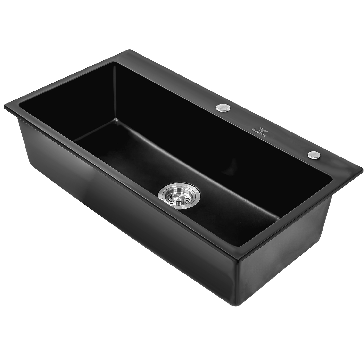 Tarja Fregadero Cuarzo Negro Tina Grande Antiruido Granito