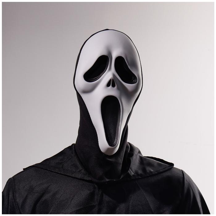 Costum Scream MXREA-003-6 3 pzas, 30x17x6cm Plástico PVC BlancoNegro Máscara Scream, ScreamMask