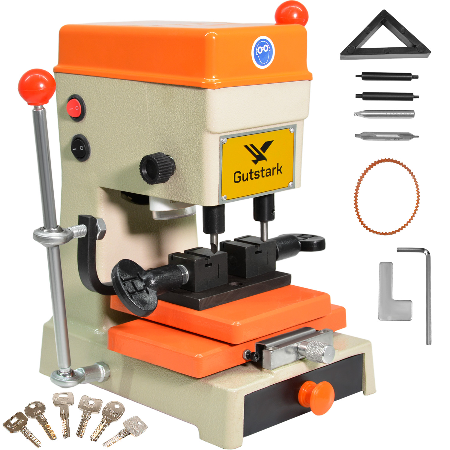 Maquina Duplicadora Llaves Tipo Taladro Punto 8 Tipos