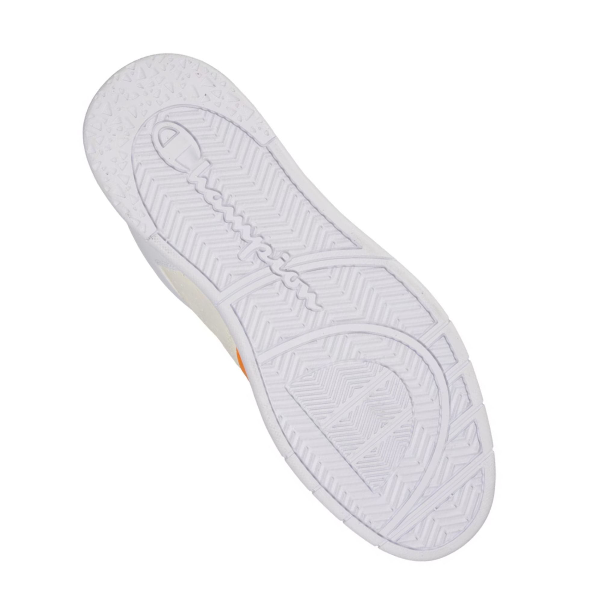Tenis Champion Court Hi Blanco con Naranja Hombre Originales CAS10286M