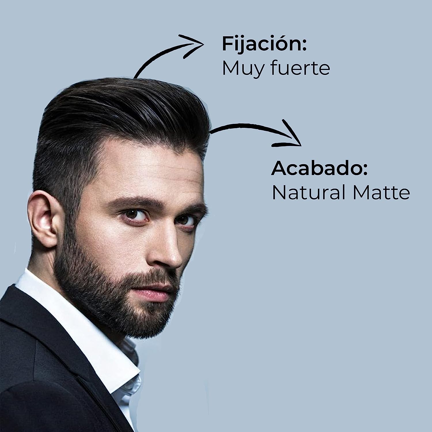 1810 STONE CLAY POMADE. CERA PARA CABELLO FIJACIÓN MUY ALTA BRILLO NATURAL. BASE AGUA.