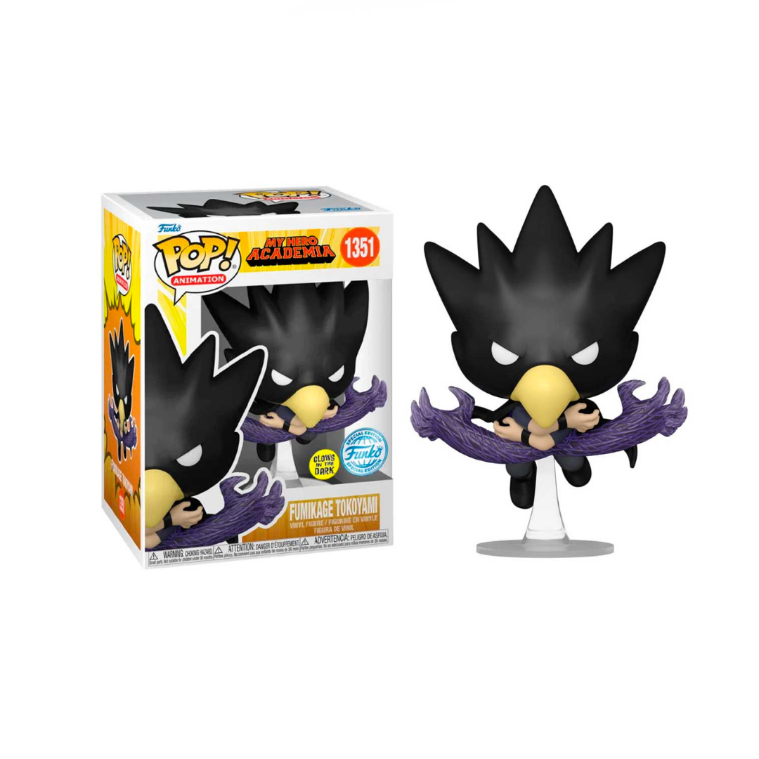 Funko Pop! Fumikage Tokoyami Glow Exclusico #135 - My Heroe Academia
