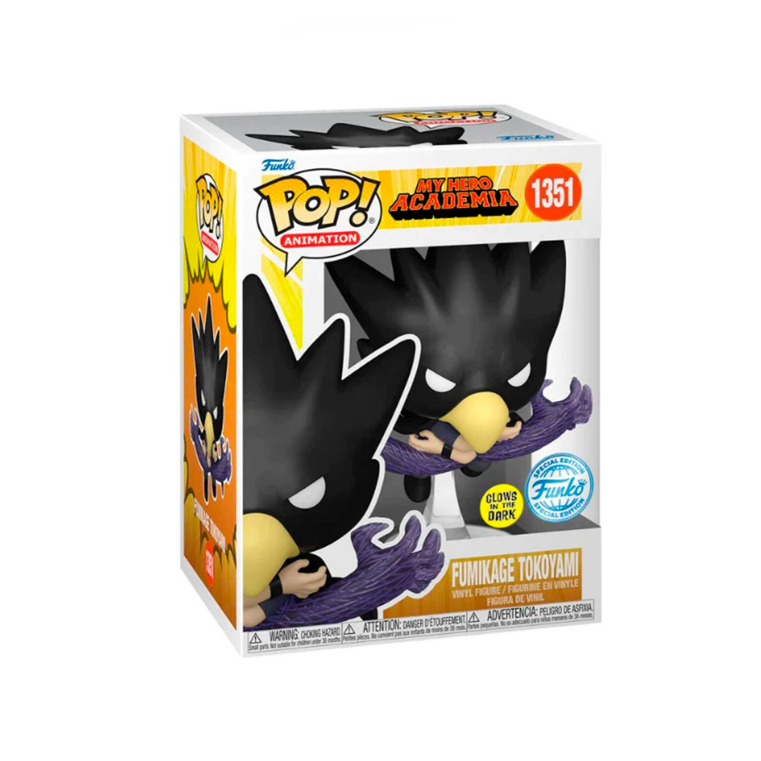 Funko Pop! Fumikage Tokoyami Glow Exclusico #135 - My Heroe Academia