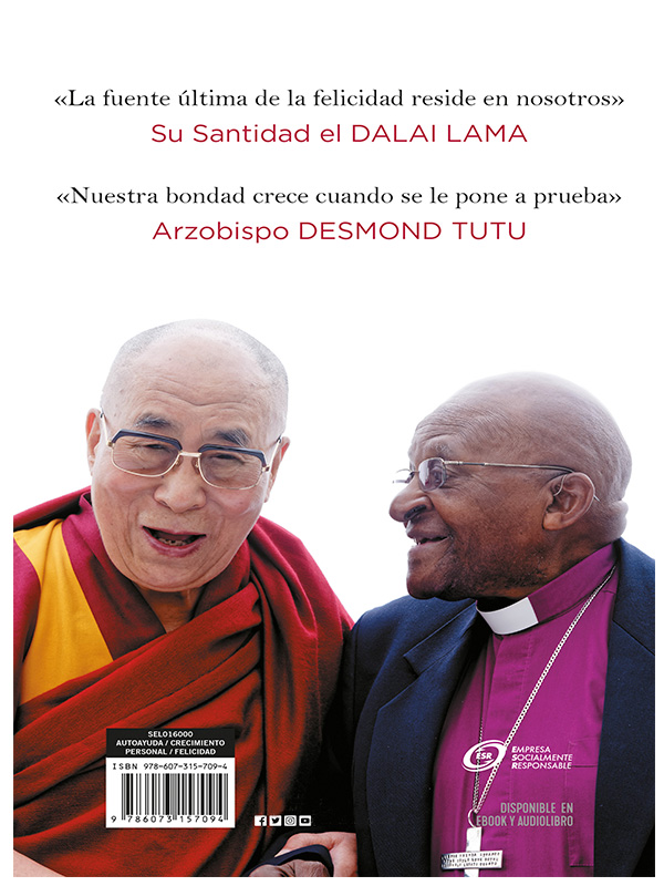 El Libro De La Alegría Autor Desmond Tutu / Douglas Abrams / Dalái Lama