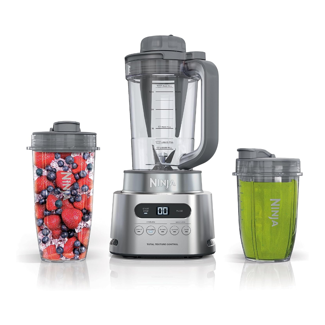 Licuadora Ninja Ss151 Twisti Blender Duo Alta Velocidad Reacondicionado Gris