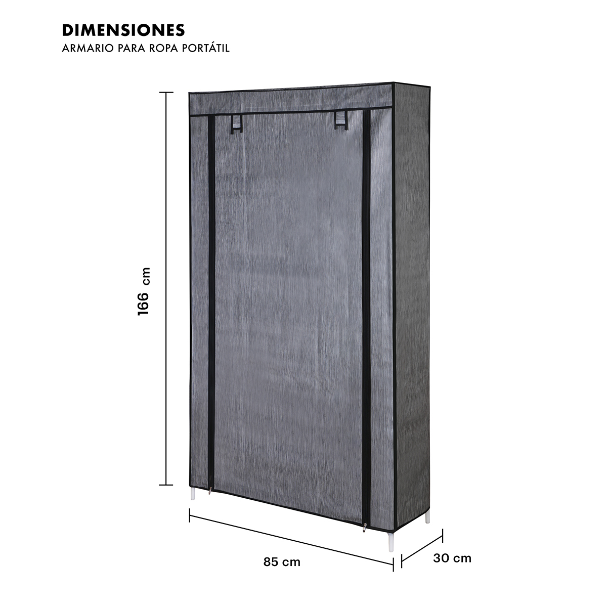 Armario De Tela Portátil Para Ropa Y Zapatos 9 Niveles.