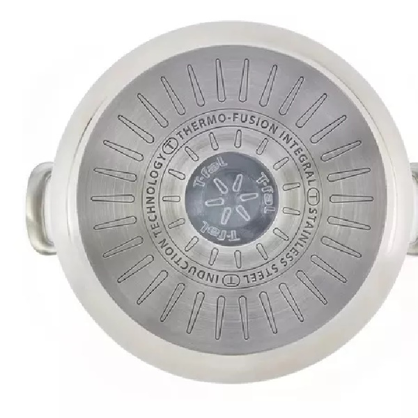 Olla T-fal H8666484 Acero Inoxidable Con Tapa 15 Litros