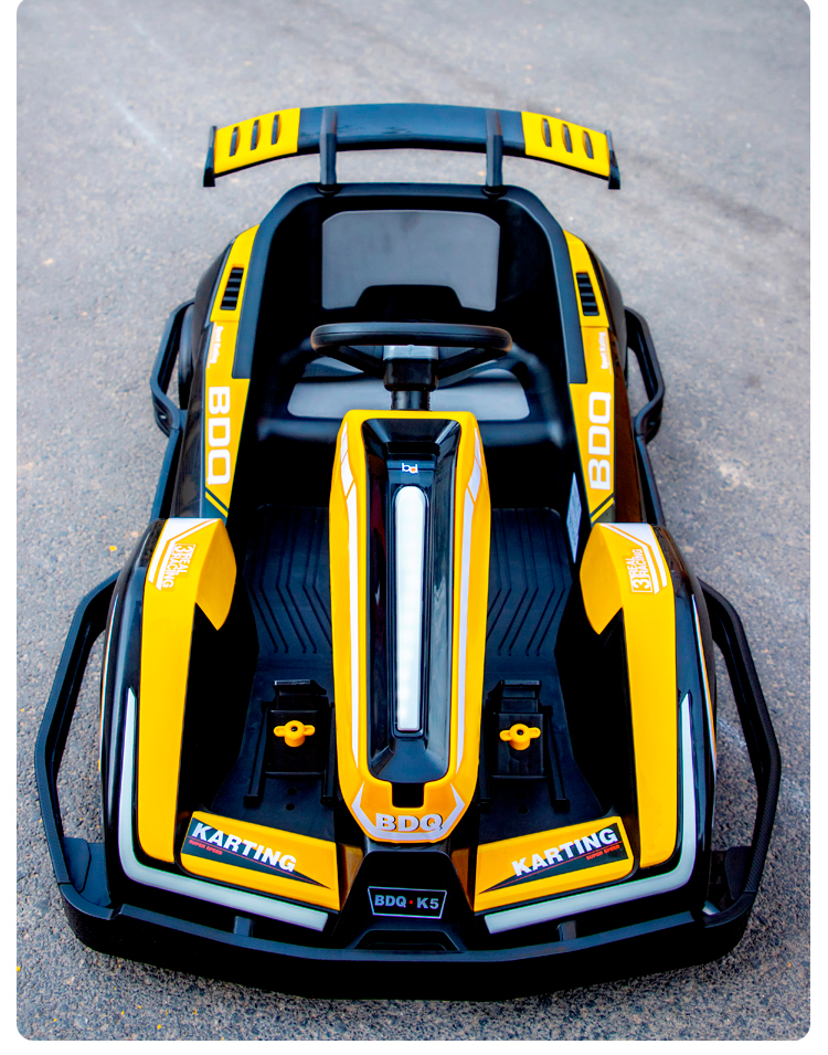 Go Kart Eléctrico Infantil Honey Whale K5 Amarillo