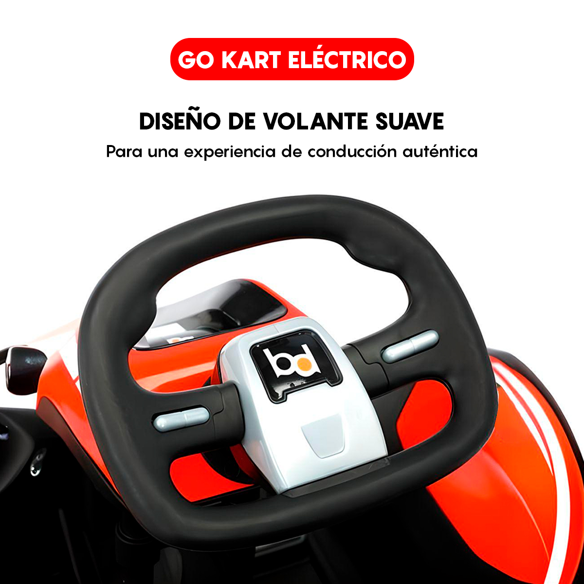 Go Kart Eléctrico Infantil Honey Whale K5 Rojo
