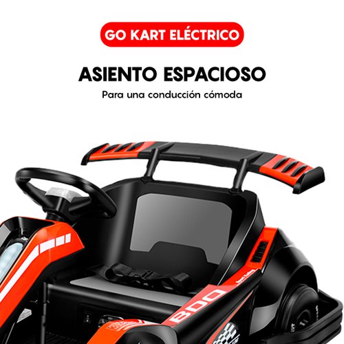 Go Kart Eléctrico K5 Montables Para Niños Luz Led Y Música