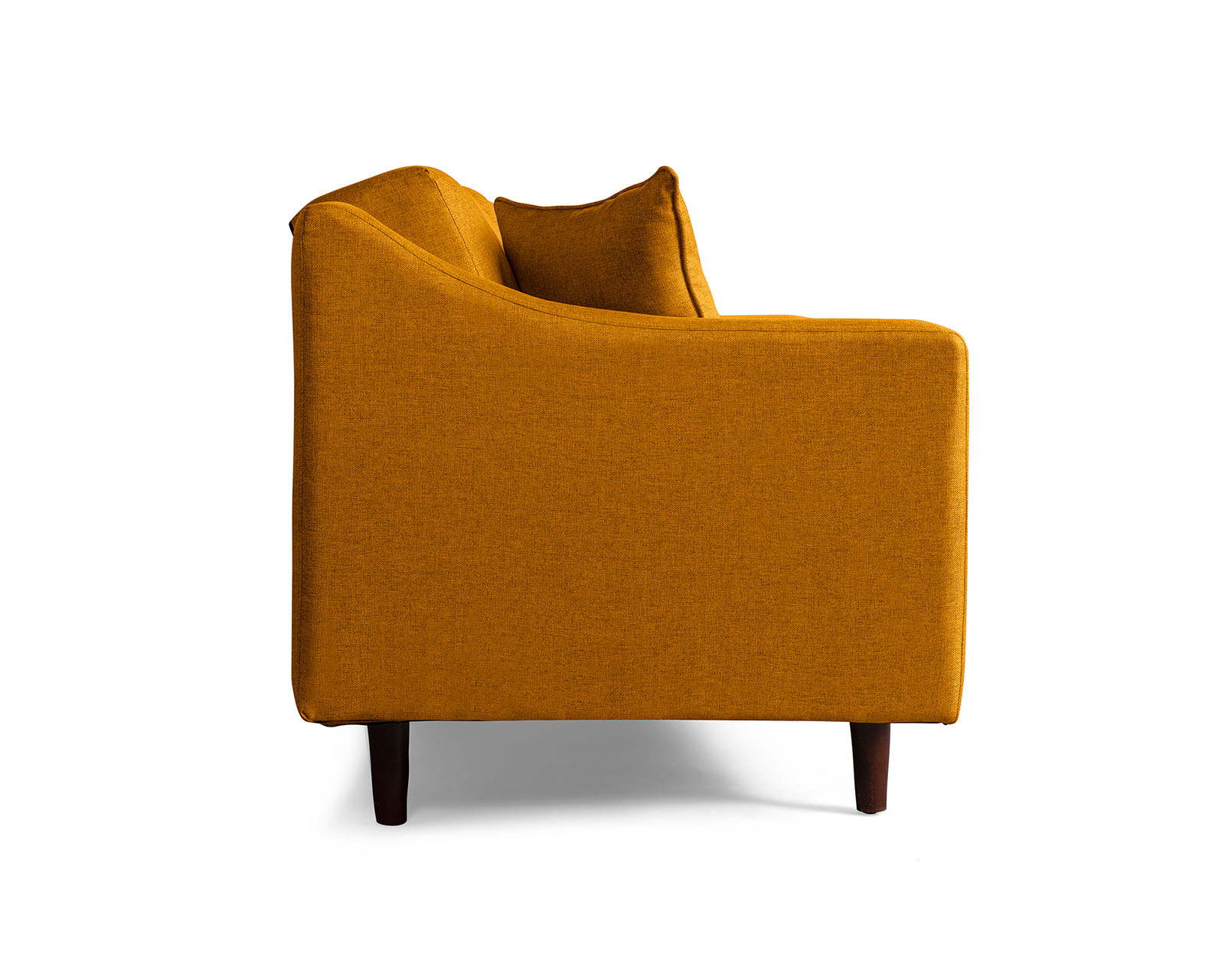 Sofá Cama Makora Silvestre color Mostaza