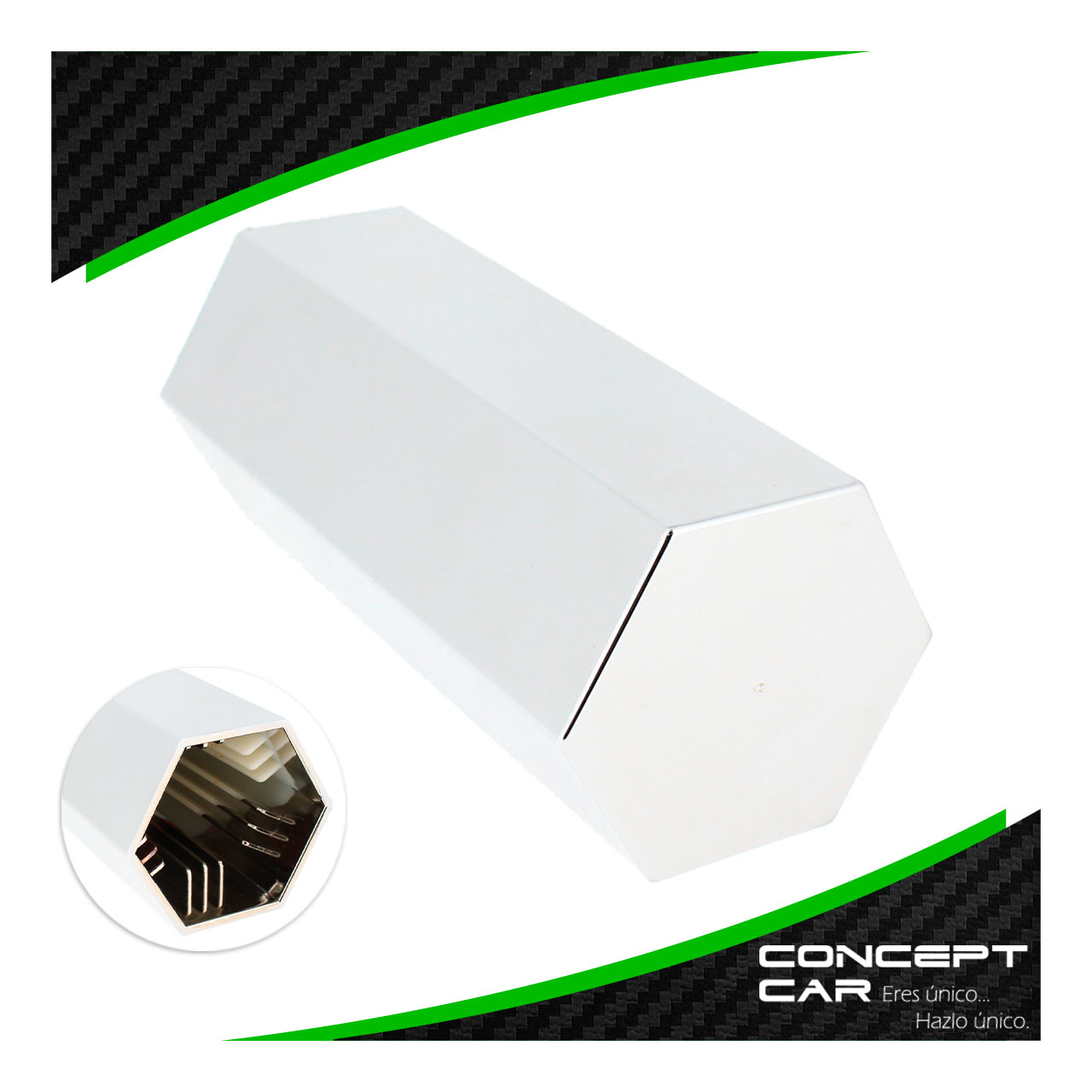 Capuchon Cubre Tuercas Cromado Presion Grande Extra Largo