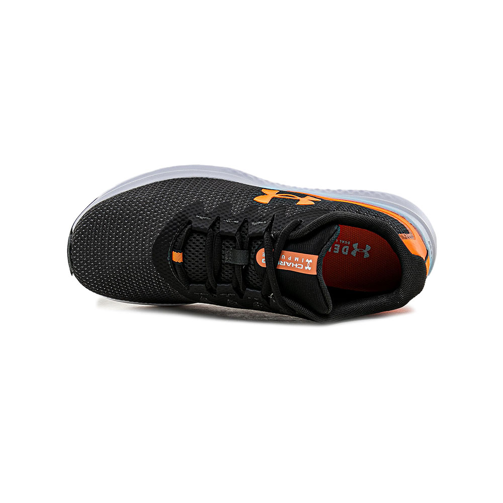 Tenis para correr UA Charged Impulse 3 para hombre Gris oscuro/Naranja