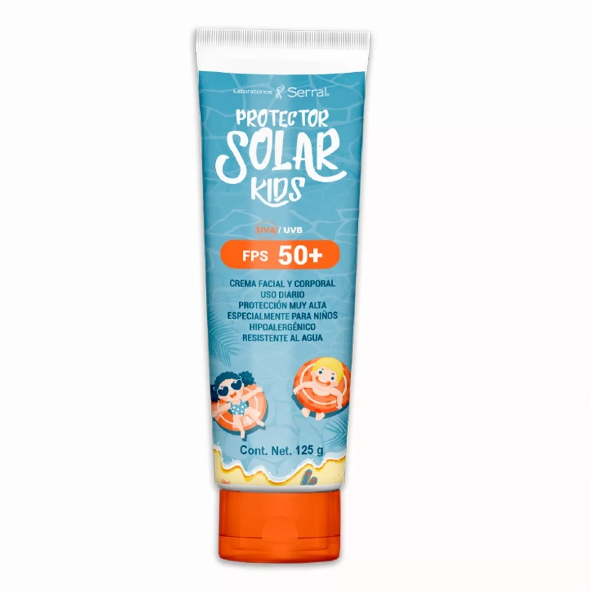 Protector Solar Kids Niños Fps 50+ Tubo 125 G Crema