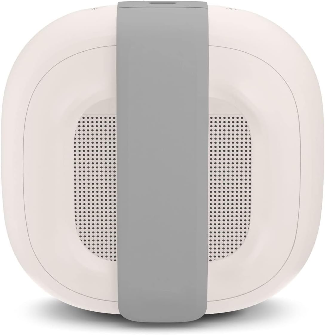 Bose Altavoz Bluetooth SoundLink Micro: Pequeño Altavoz portátil Resistente al Agua con micrófono, Blanco