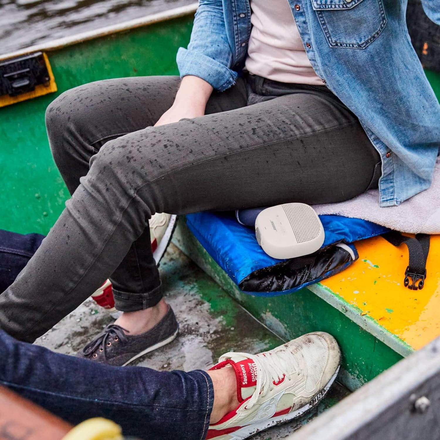 Bose Altavoz Bluetooth SoundLink Micro: Pequeño Altavoz portátil Resistente al Agua con micrófono, Blanco