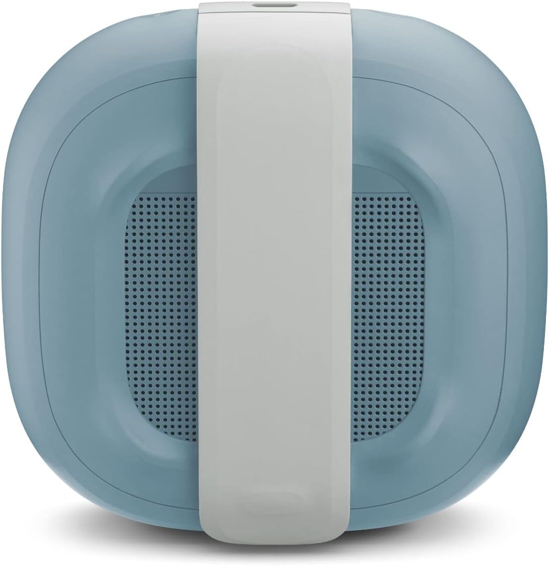 Bose Altavoz Bluetooth SoundLink Micro: Pequeño Altavoz portátil Resistente al Agua con micrófono, Stone Blue