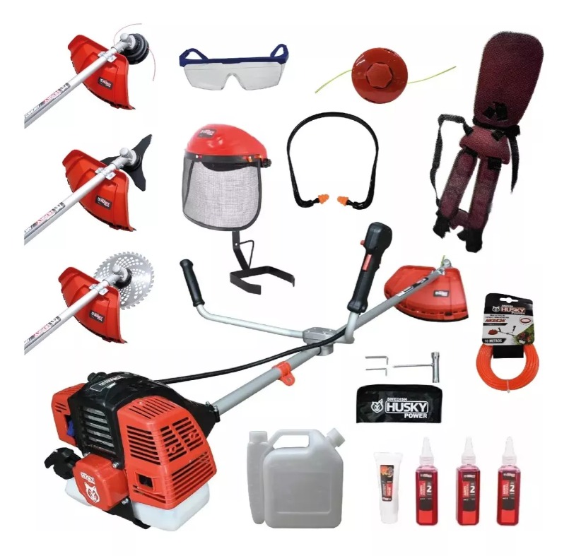 Desbrozadora podadora Profesional 52cc 2.5 Hp Husky plus + Accesorios
