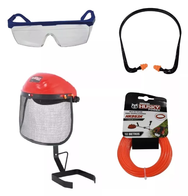 Desbrozadora podadora Profesional 52cc 2.5 Hp Husky plus + Accesorios