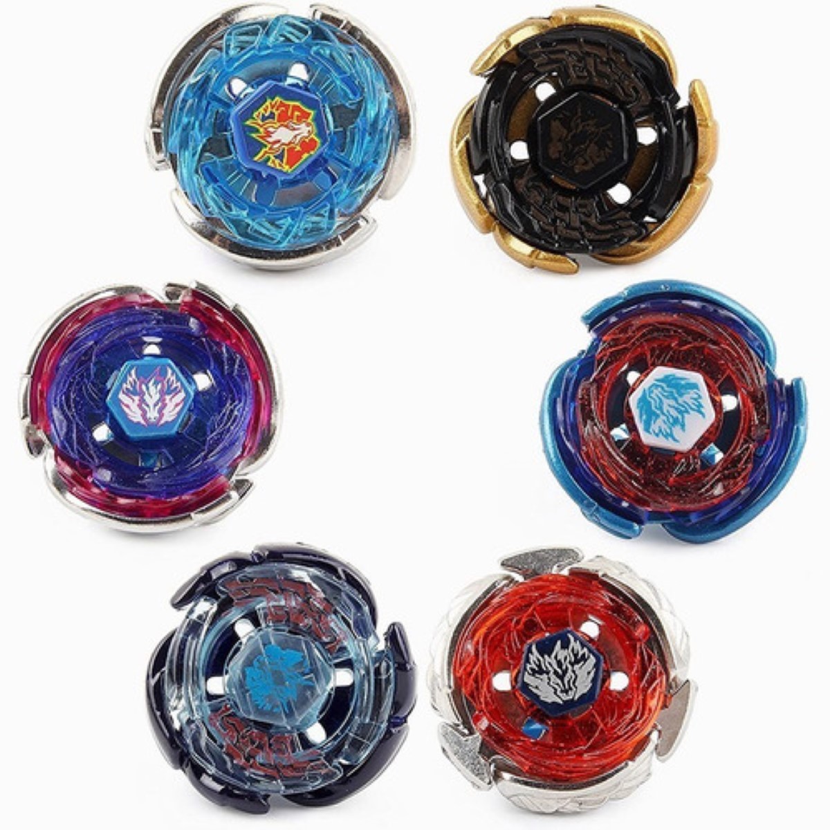 Beyblade Metal 6 Piezas Juguetes De Batalla Trompos